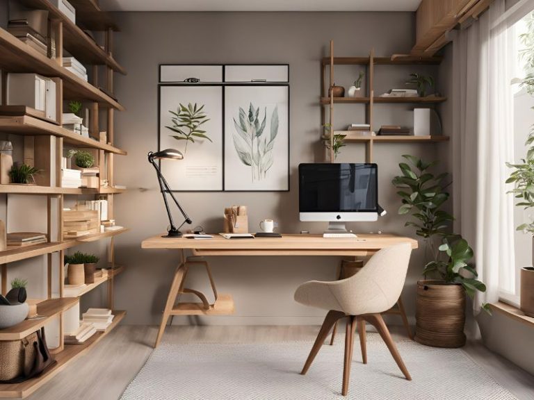 commercial workplace , small space office interior